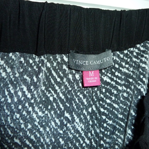 Vince Camuto Tuxedo Stripe Print Pants M - Picture 4 of 4